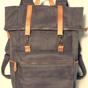 Hearth & Hand™ Magnolia Gray Backpack Laptop Bag